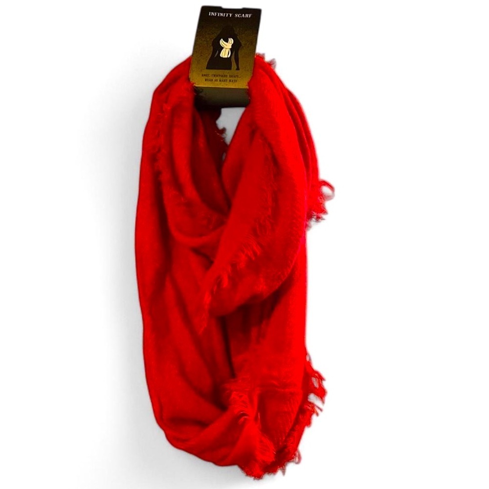 RED INFINITY SCARF BRAND NEW